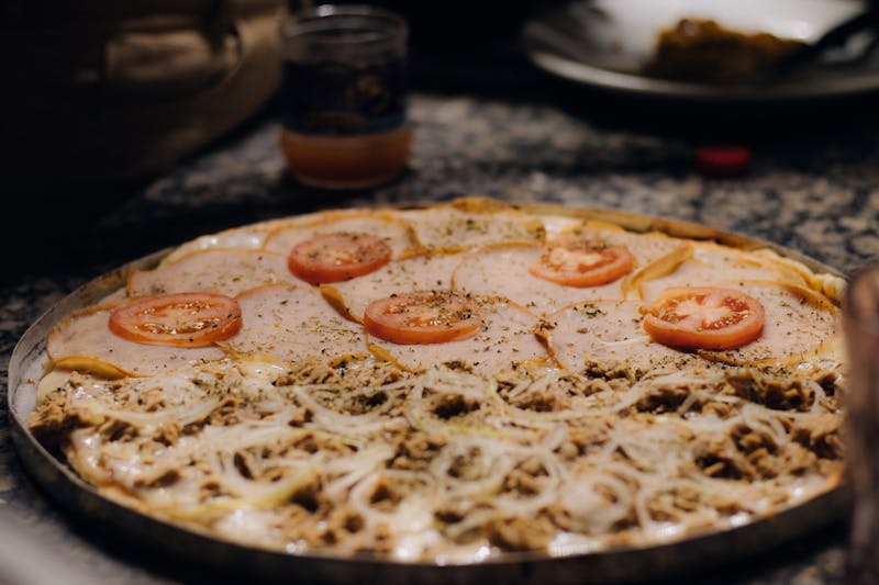 Four cheese pizza